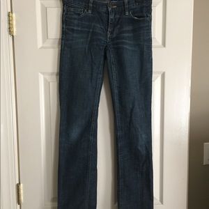 J. Crew dark denim straight leg jeans